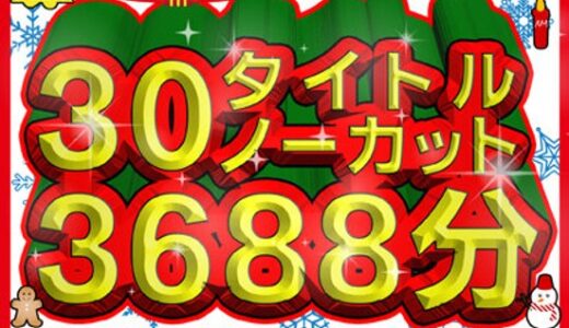 【福袋】【年末年始】超鬼盛り福袋！！30タイトルノーカット3688分！！【大感謝】